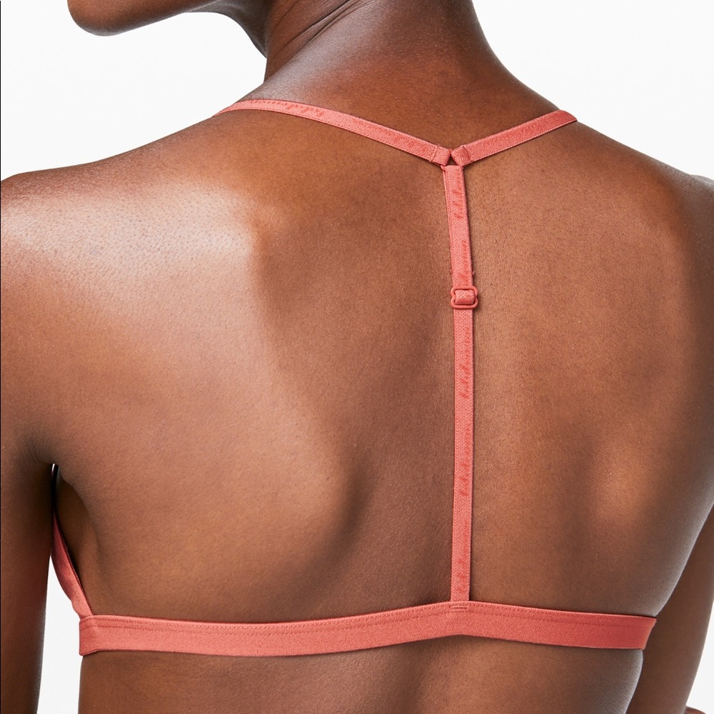 Lululemon Simply There Triangle Bralette Pink XS - Picture 2 of 4